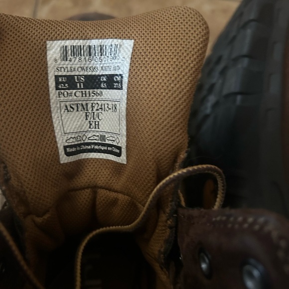 Carhartt Men's Brown Work Boots - Picture 8 of 8